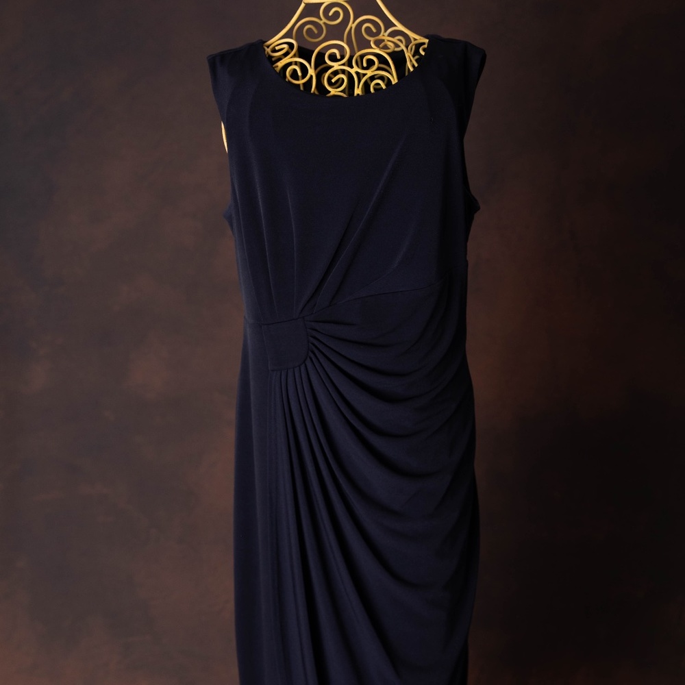 Navy Midi Dress